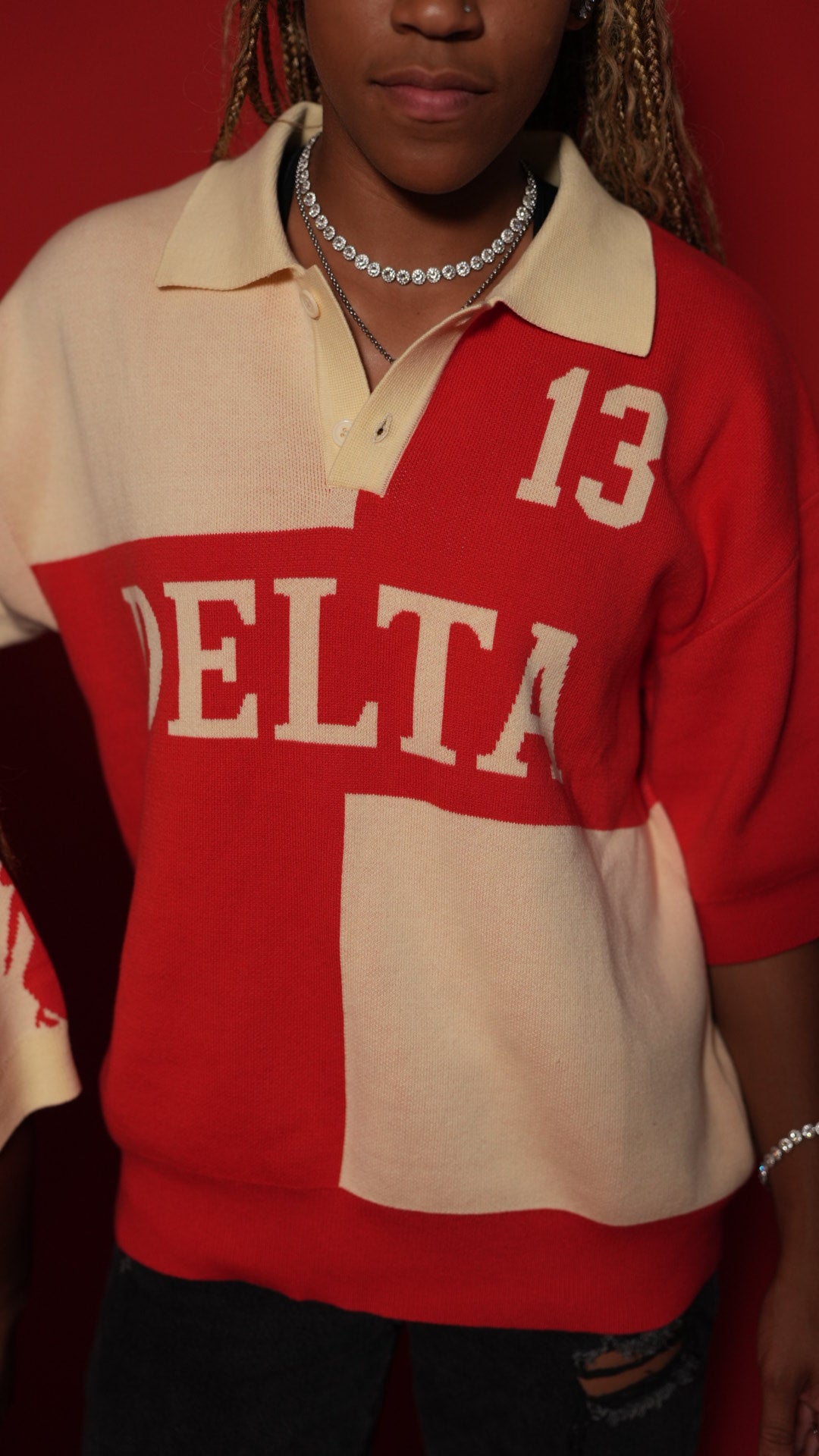 Delta Knitted Polo