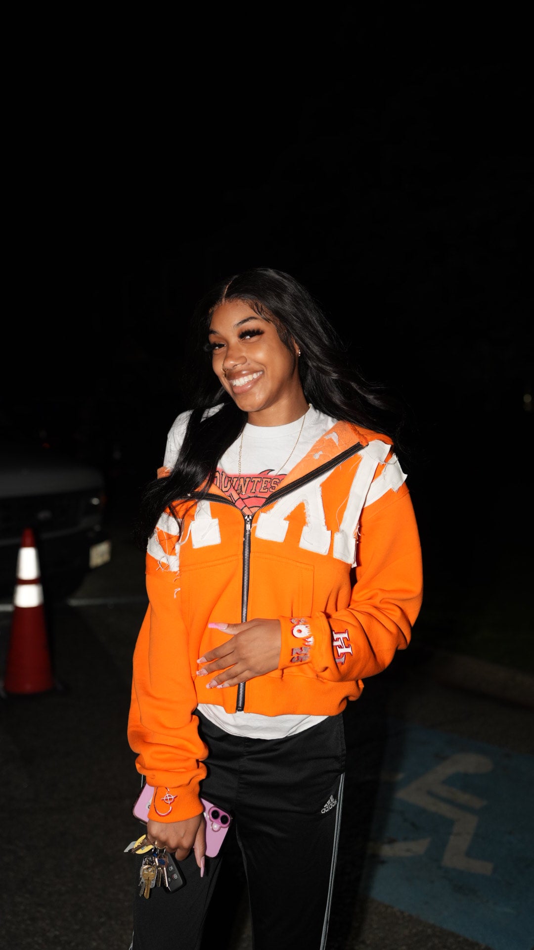 QT XII Zip Up Orange
