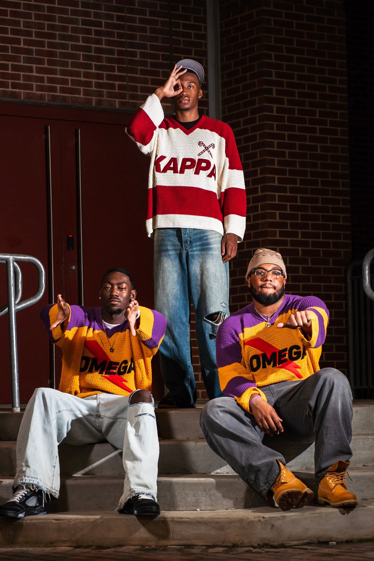 Omega Psi Phi Knitted Hockey Jersey (READ DESCRIPTION!!!)