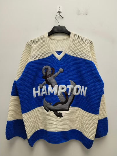 Hampton Knitted Hockey Jersey (PREORDER. WILL BE SHIPPED NOVEMBER. ONLY 50 OF EACH COLOR ARE MADE FOR FIRST DROP)