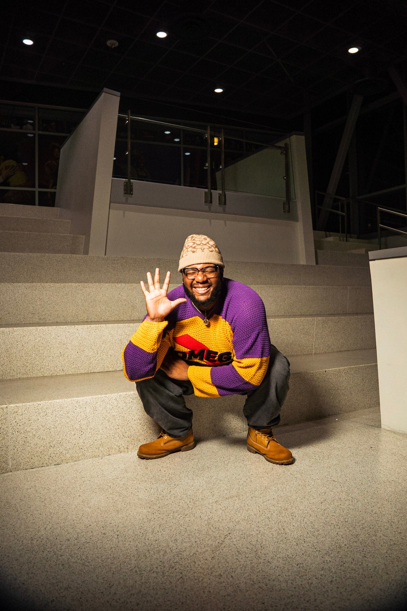 Omega Psi Phi Knitted Hockey Jersey (READ DESCRIPTION!!!)