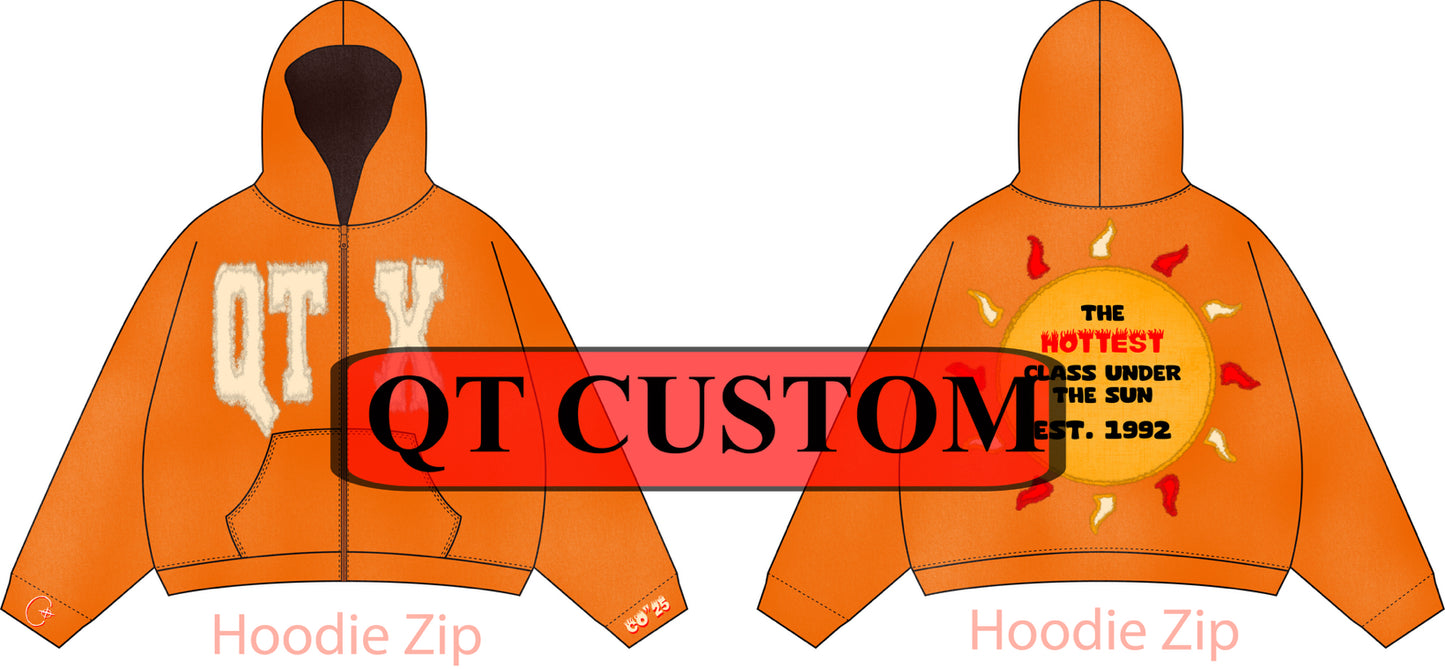 Custom QT Hoodie Variations