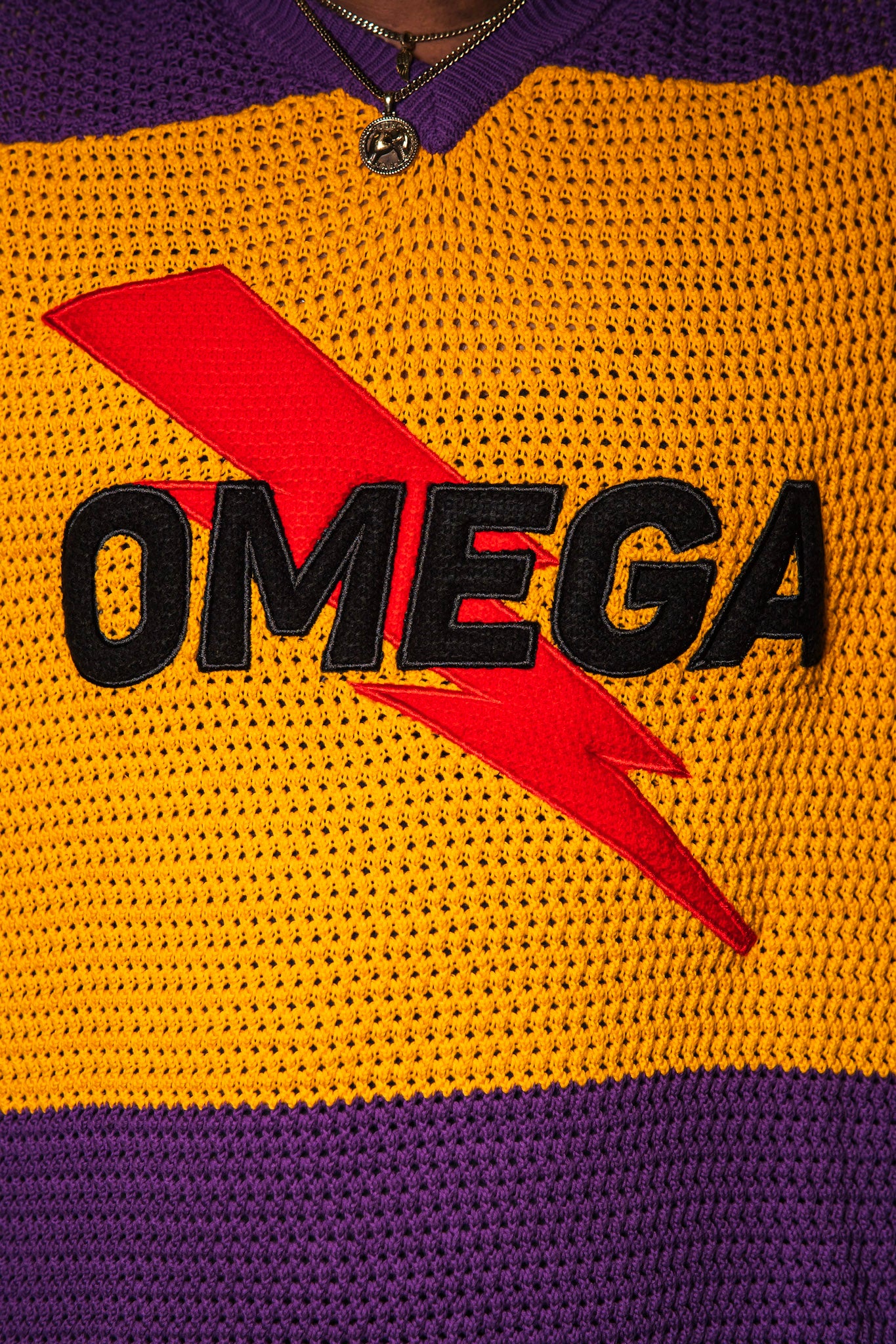 Omega Psi Phi Knitted Hockey Jersey (READ DESCRIPTION!!!)