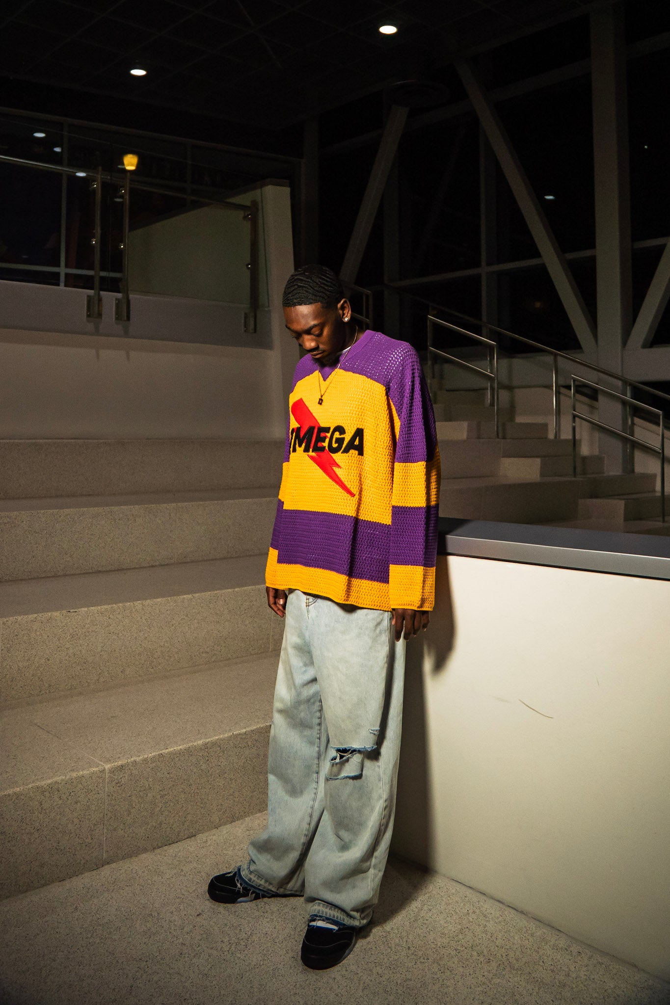 Omega Psi Phi Knitted Hockey Jersey (READ DESCRIPTION!!!)