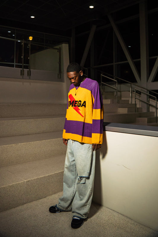 Omega Psi Phi Knitted Hockey Jersey (READ DESCRIPTION!!!)