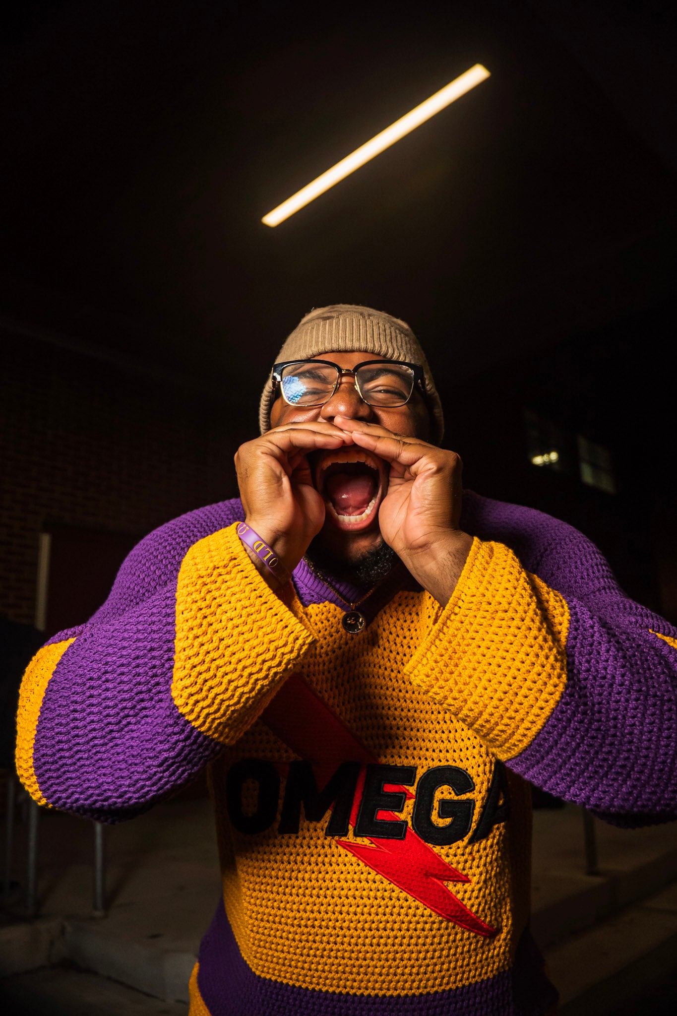 Omega Psi Phi Knitted Hockey Jersey (READ DESCRIPTION!!!)