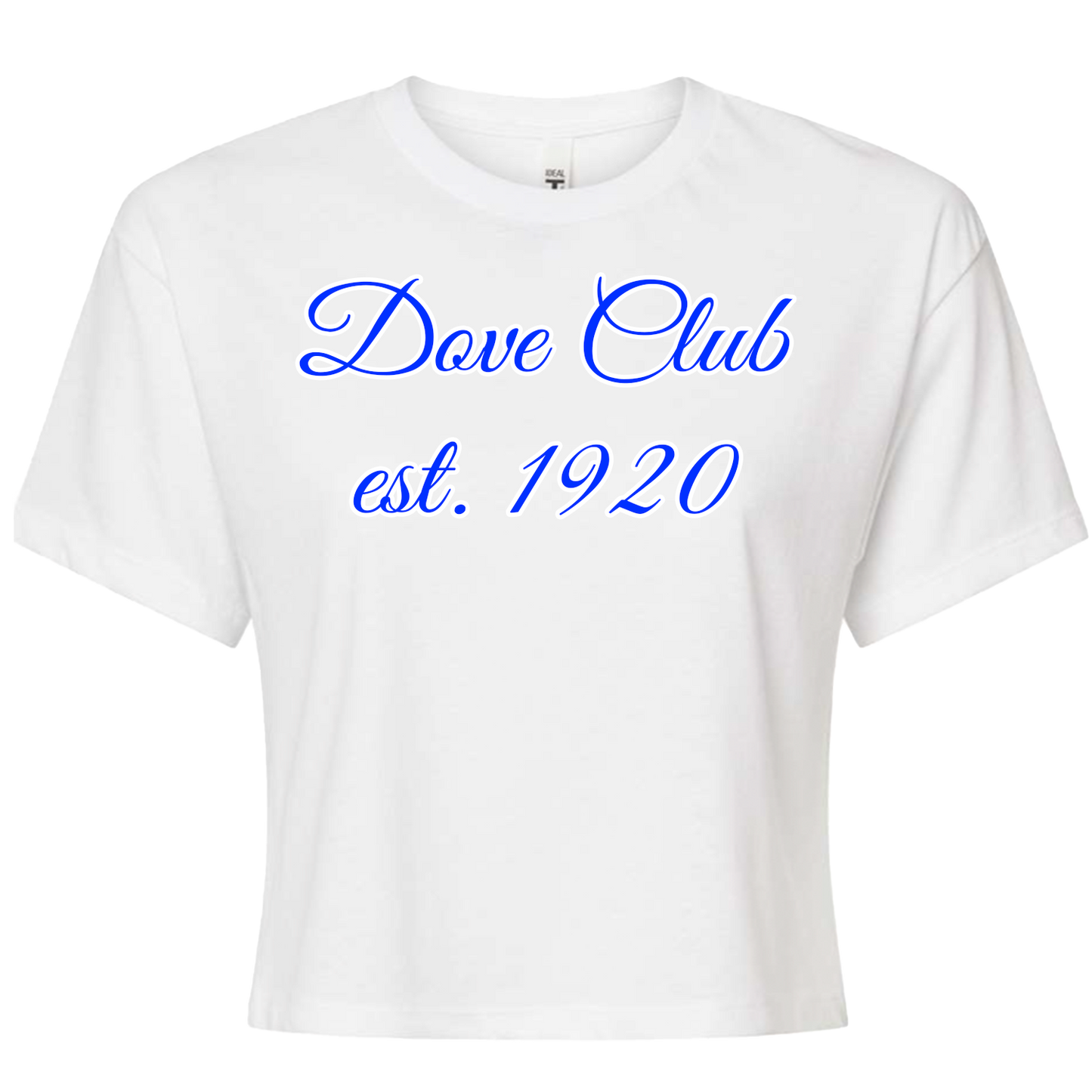 Dove Club Crop Top T-Shirt