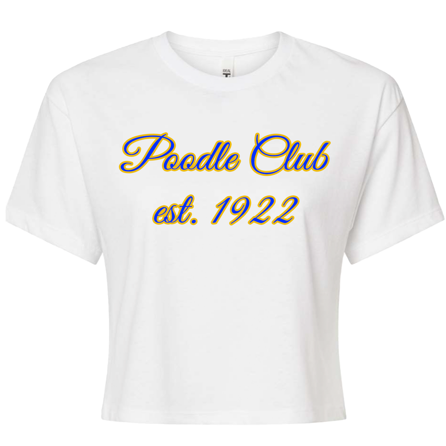 Poodle Club Crop Top T-Shirt