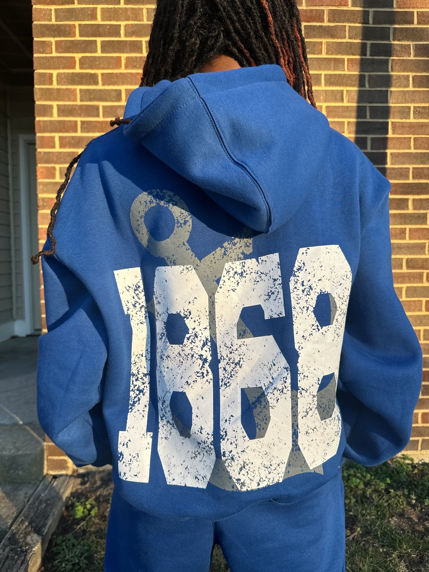 HU Zip Up Blue