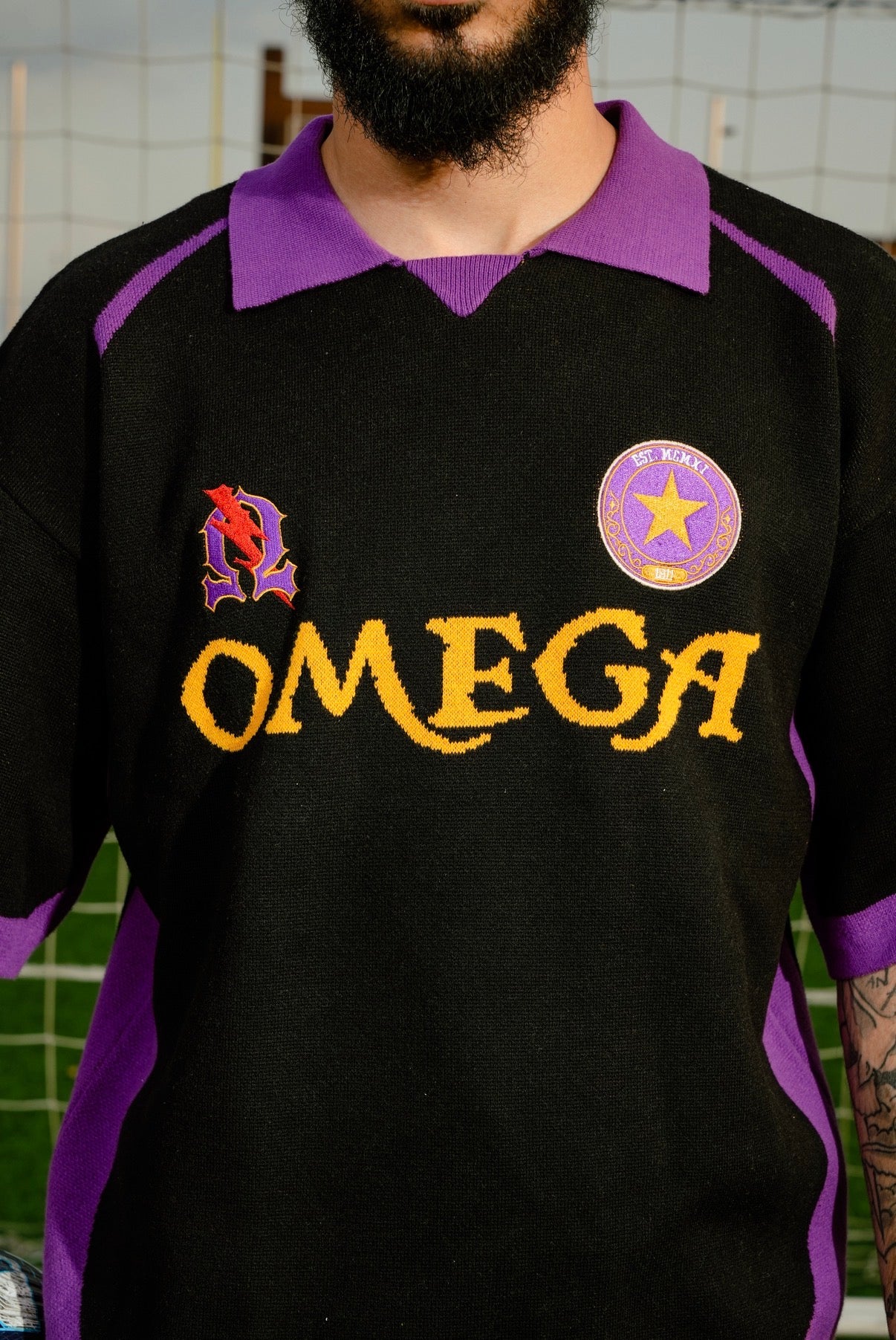 Omega Soccer Jersey Black (PREORDER)