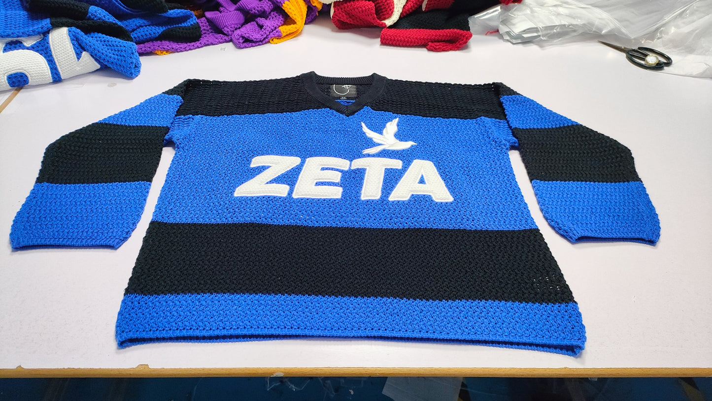 Black Zeta Knit Sweater