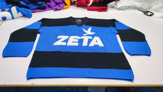 Black Zeta Knit Sweater