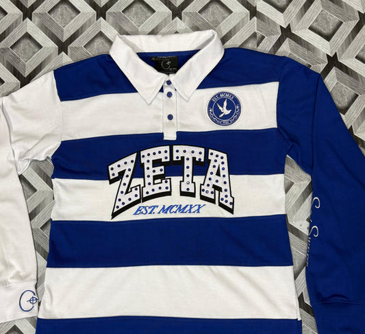 Zeta Striped Polo