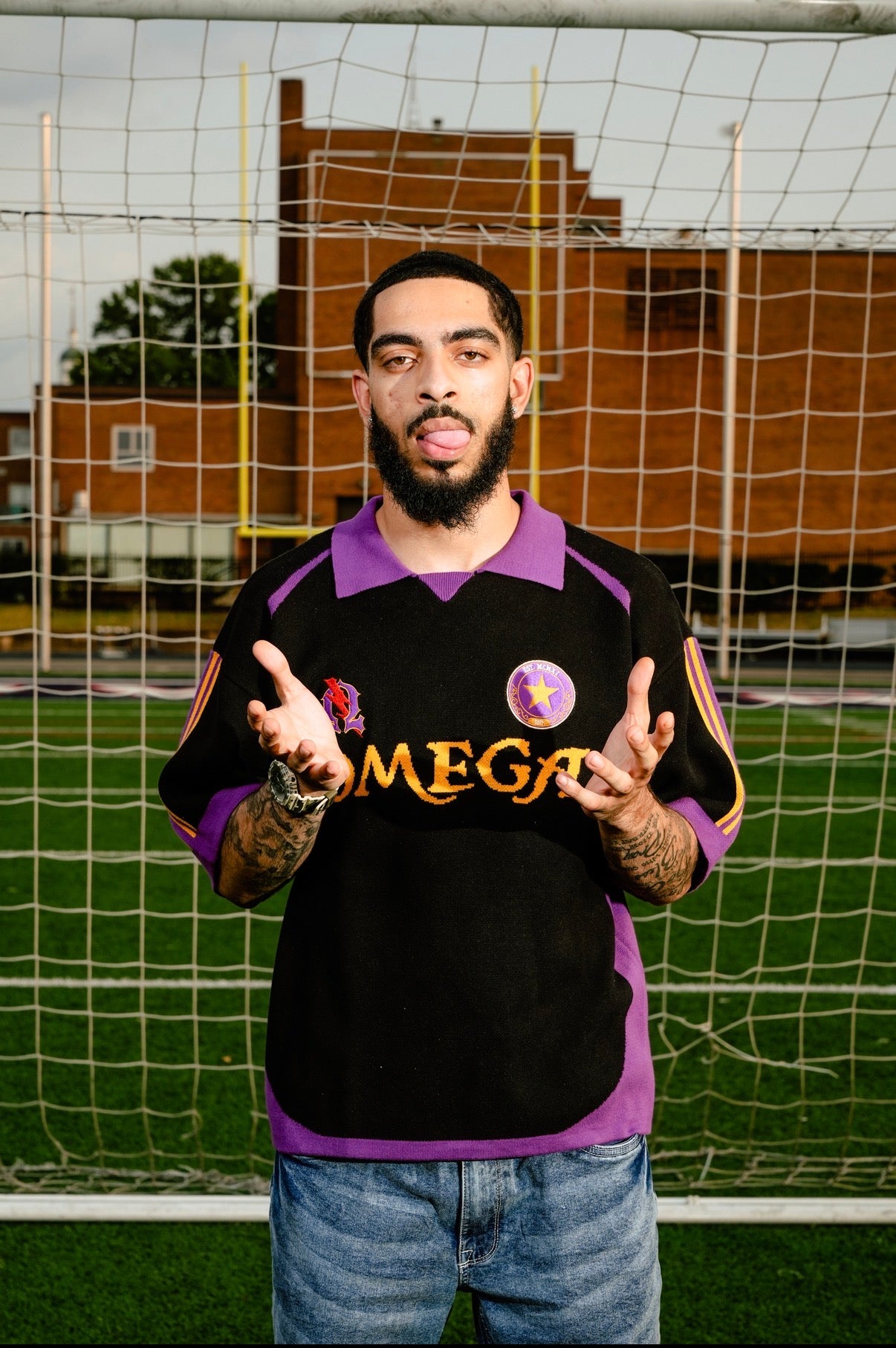 Omega Soccer Jersey Black (PREORDER)