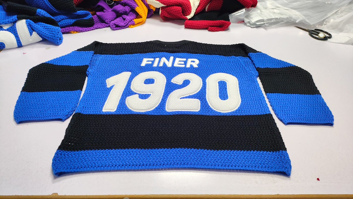 Black Zeta Knit Sweater